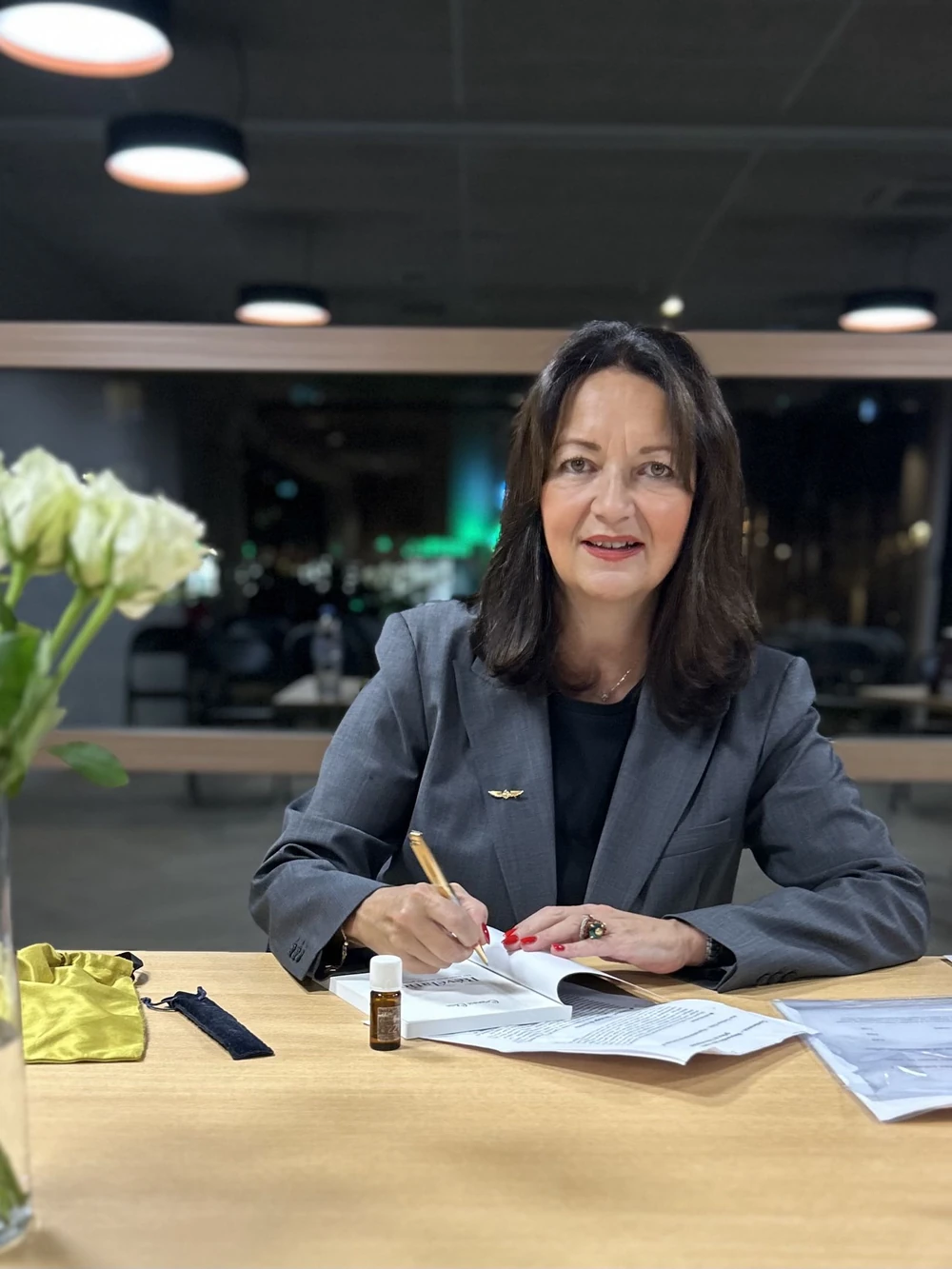 Corinne Cloix en dédicace